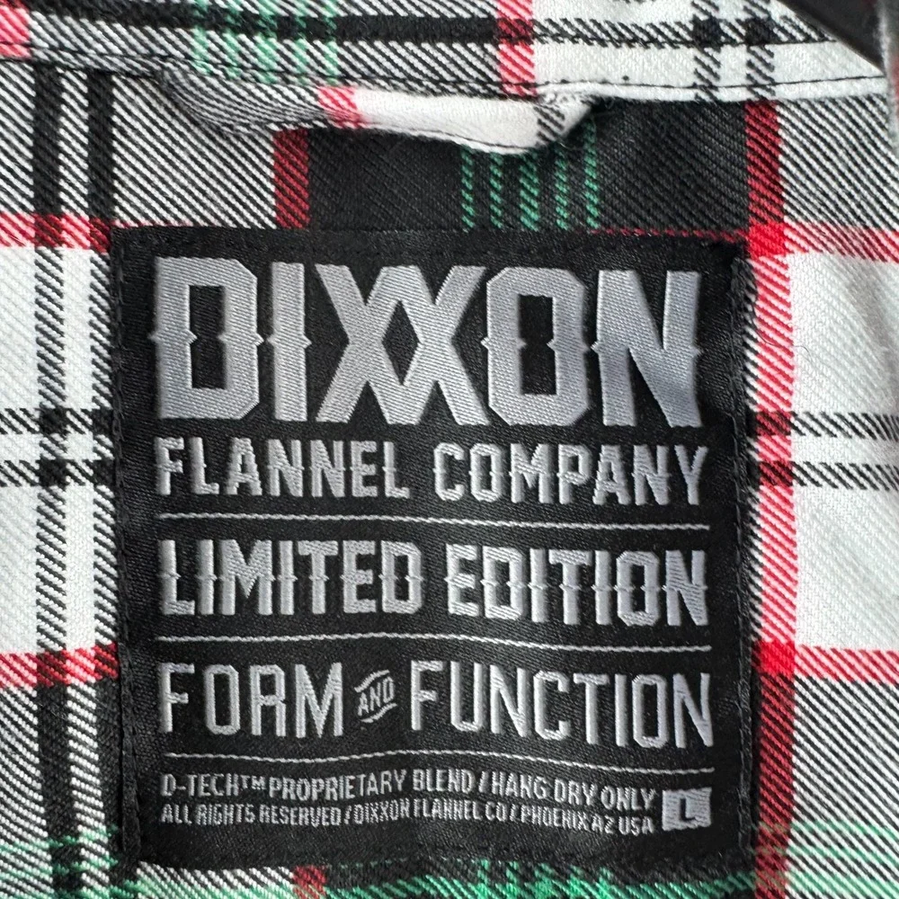 Dixxon Flannel Co Shirt Mens Large Snap On Tools Button Up Long Sleeve Workwear - Picture 4 of 11